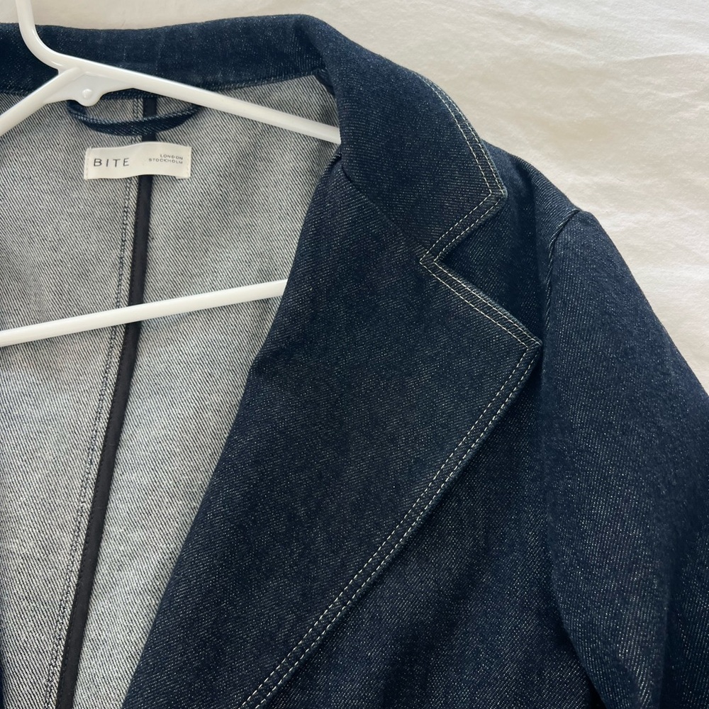 Dark Denim Blazer - Picture 4 of 5
